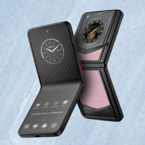 VERTU IRONFLIP SAKURA PINK ALLI BES FEE ALLIGATOR SKIN